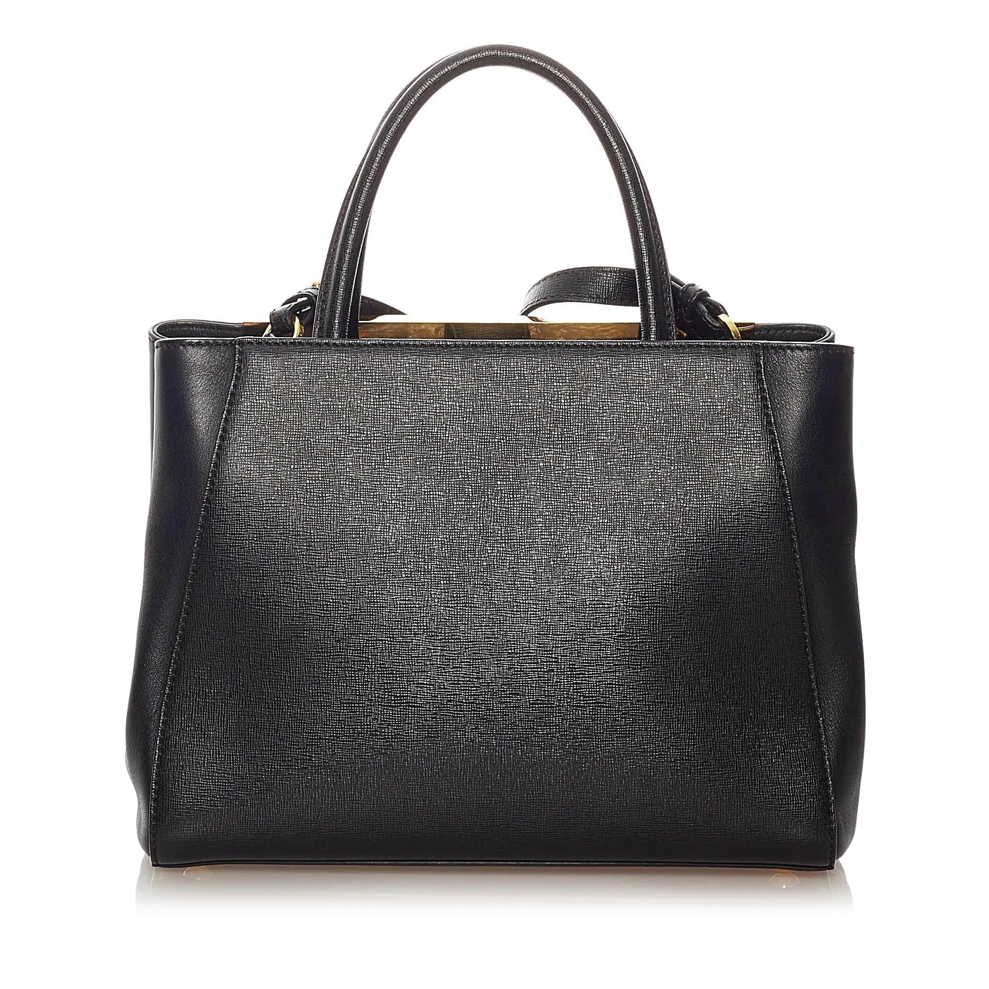 Fendi Petit 2Jours Leather Satchel (SHG-27993)