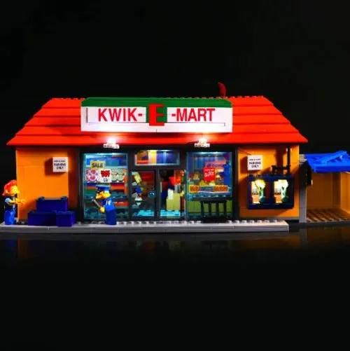 Fun & Eco-Friendly Simpsons Kwik-E-Mart Building Blocks Kit for Kids - 6 Years 