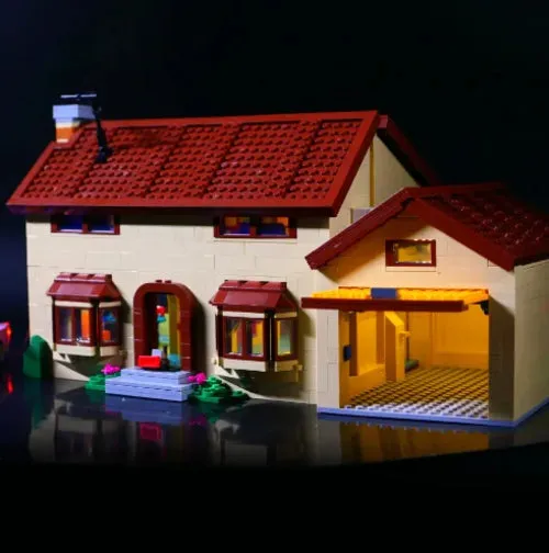 Fun & Eco-Friendly Simpsons Kwik-E-Mart Building Blocks Kit for Kids - 6 Years 