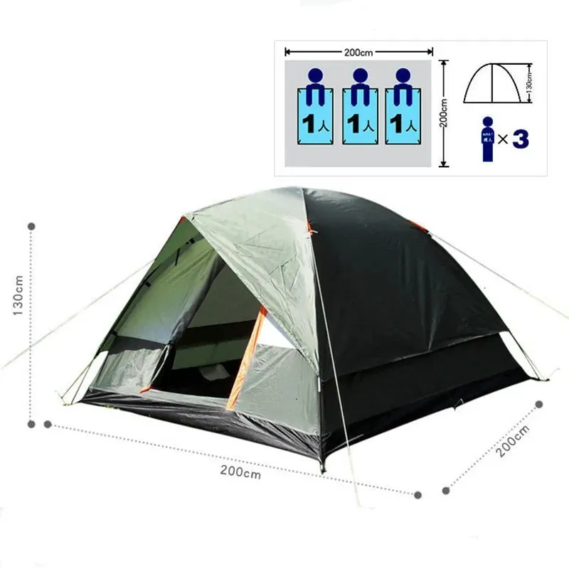 GIG Works 3-Man Waterproof Camping Tent