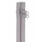 Handbag Zippers 40 in Double Slide-Pewter