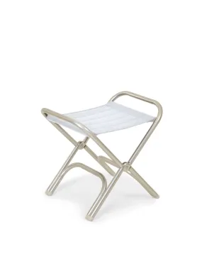 High-End Folding Aluminum Boat Stool Vinyl-A7000
