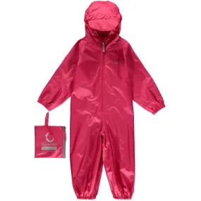 Hippychick Toddler Waterproof Packasuit (Pink Peacock)