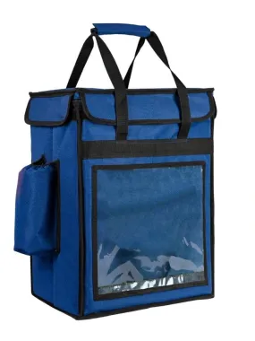 Insulated Delivery Bag | Thermal Bag for Hot and Cold Delivery | Size 18" Inch (Navy Blue)