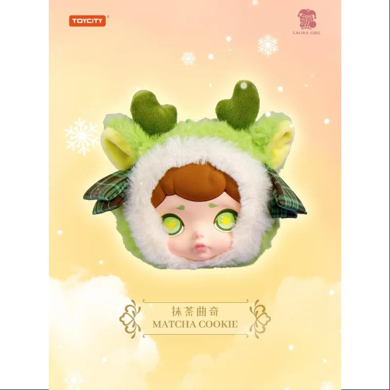 Laura Winter Tea Party Series Plush Headphone Bag Whole Set Opened