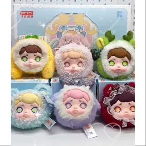 Laura Winter Tea Party Series Plush Headphone Bag Whole Set Opened