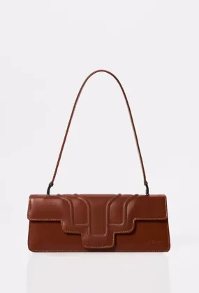 Leather Shoulder Flap Bag 'Hilda'