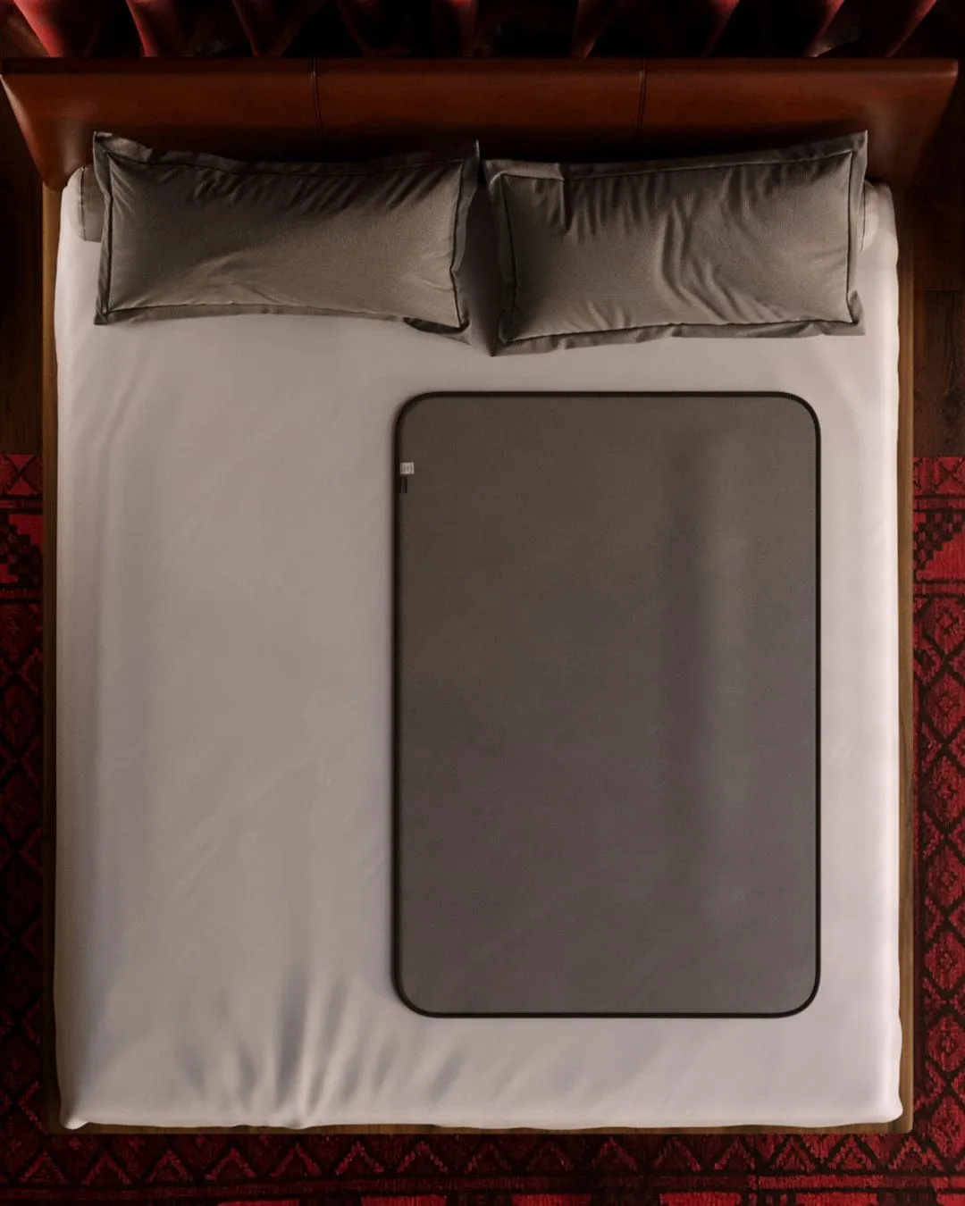 Liberator Fascinator Throw Travel Sized Velvety Sex Blanket - Grey