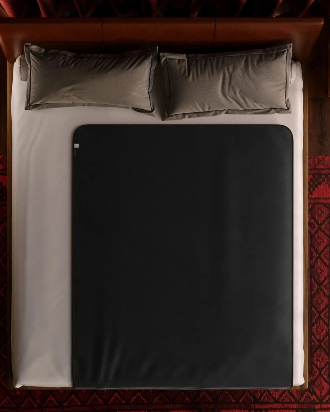 Liberator Fascinator Throw Velvety Waterproof Sex Blanket - Black