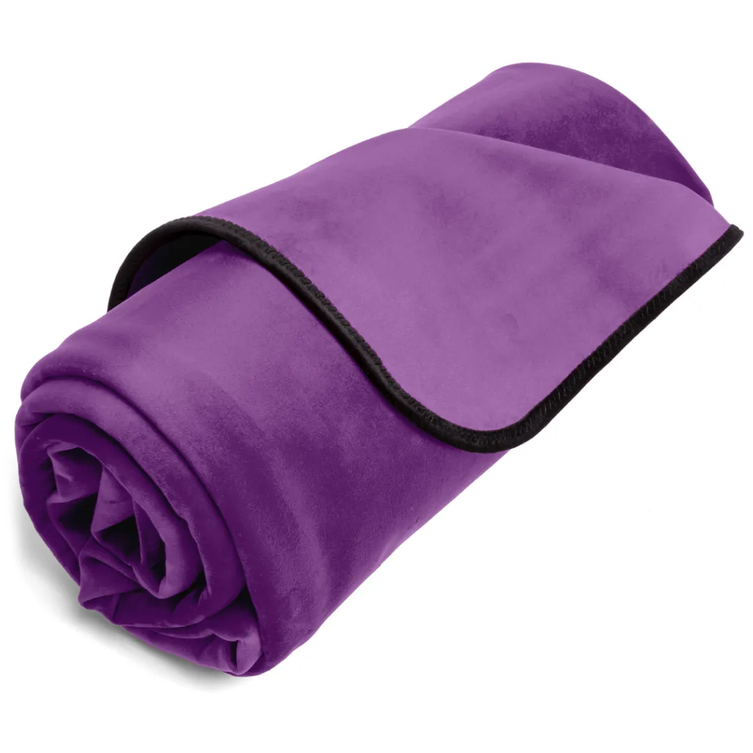 Liberator Fascinator Throw Velvety Waterproof Sex Blanket - Purple