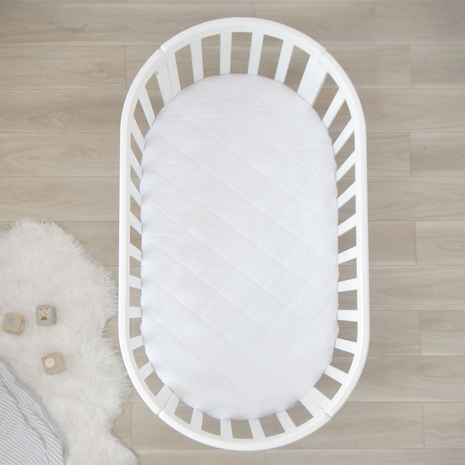 Living Textiles Smart Dri Mattress Protector - Oval Cot