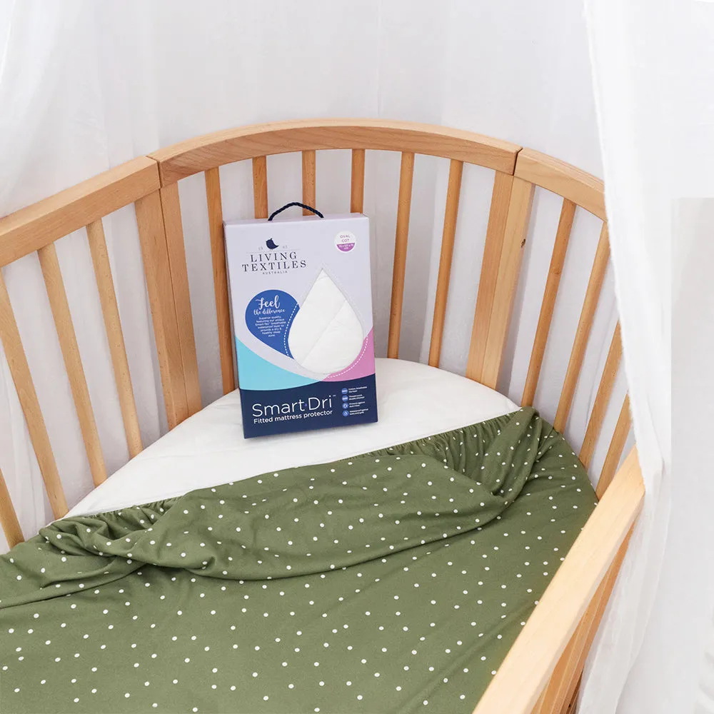 Living Textiles Smart Dri Mattress Protector - Oval Cot