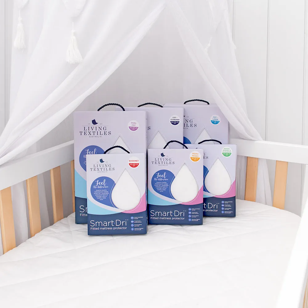 Living Textiles Smart Dri Mattress Protector - Oval Cot
