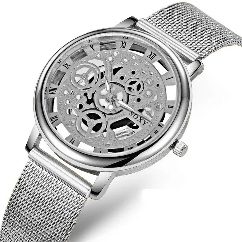 Luxury Skeleton Mesh Watch
