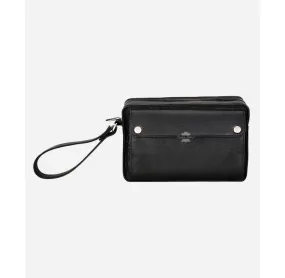 Mens Leather Wristlet Money Travelling Bag Mobile Cards Utility Pouch
