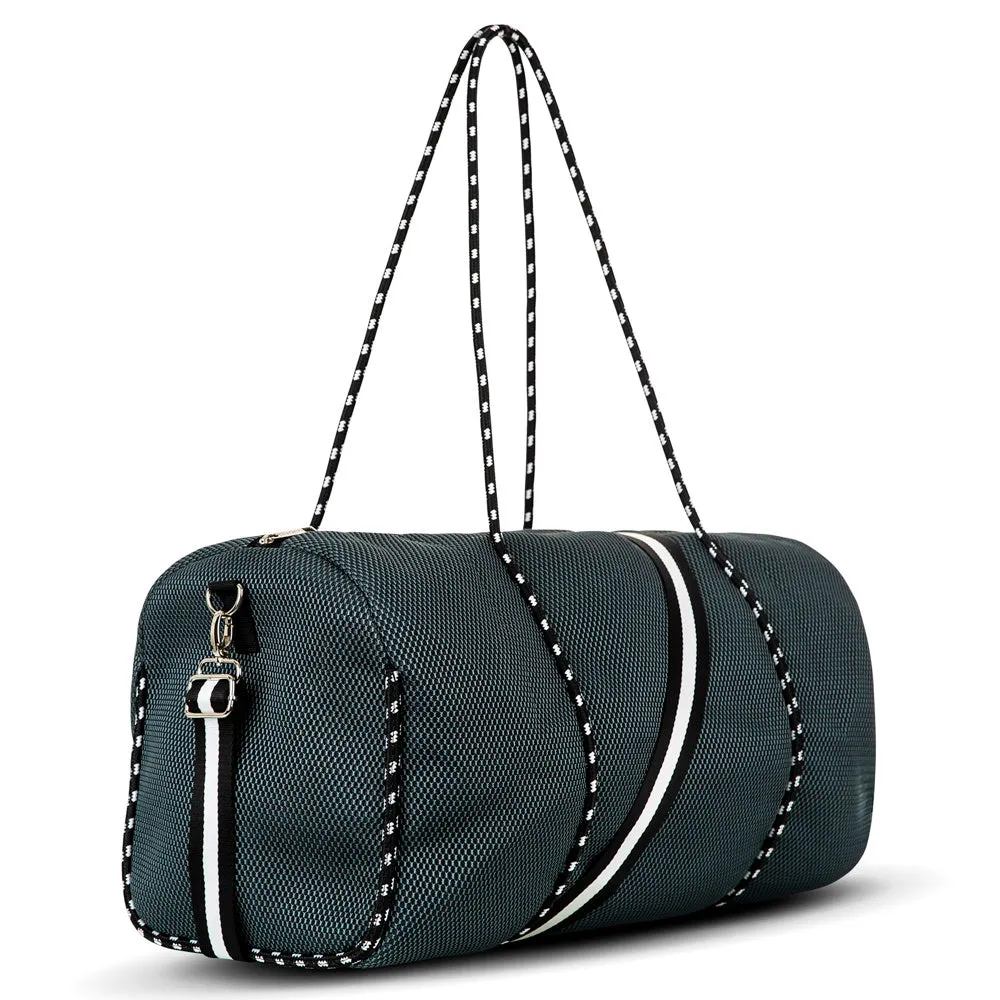 Mesh Overnight Bag Green Charcoal