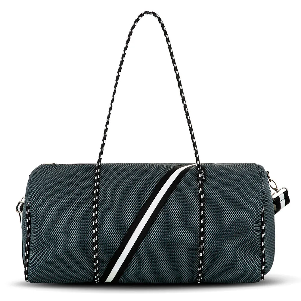 Mesh Overnight Bag Green Charcoal