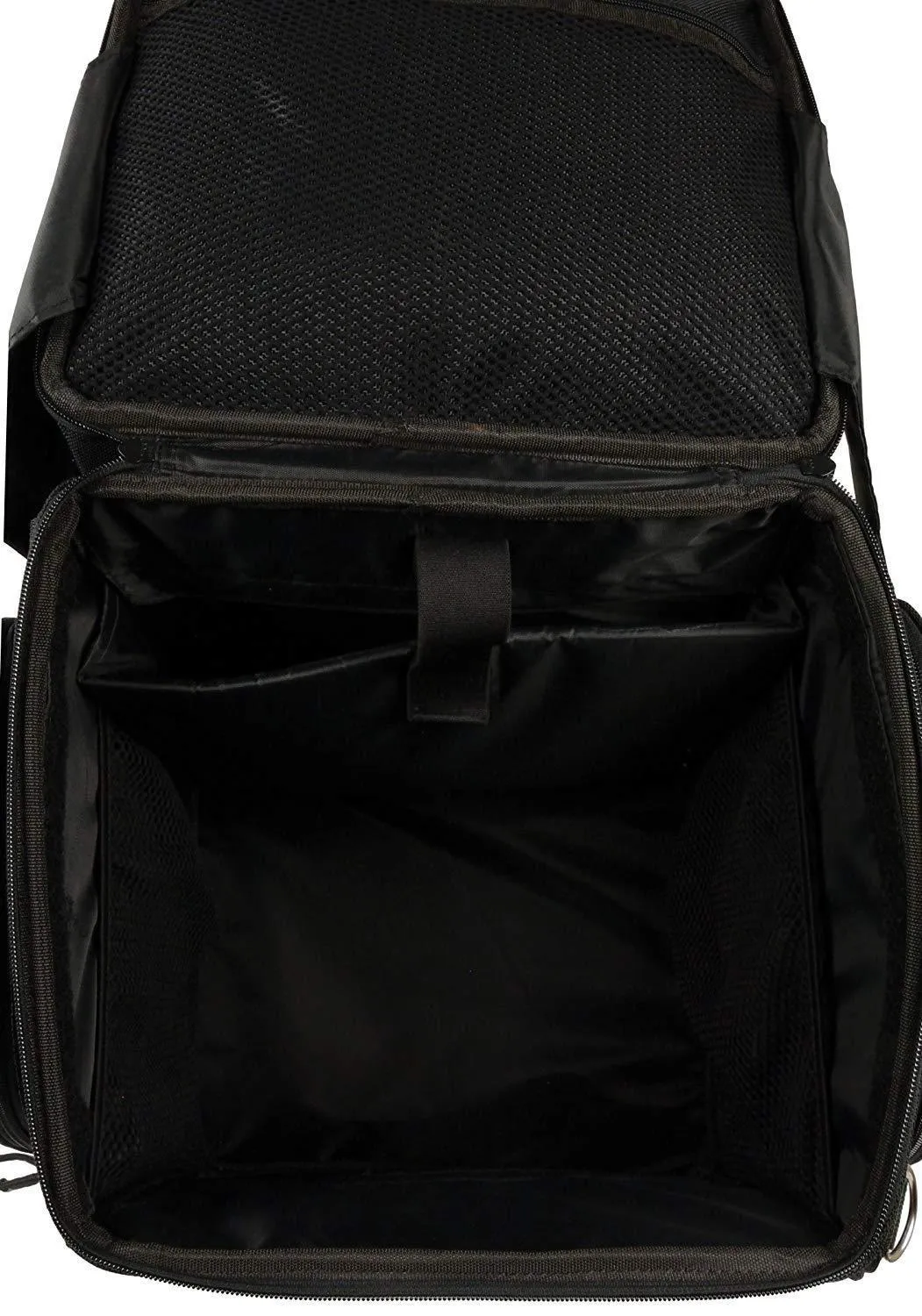 Milwaukee Leather SH689 Large Black Textile Waterproof Touring Motorcycle Sissy Bar Bag