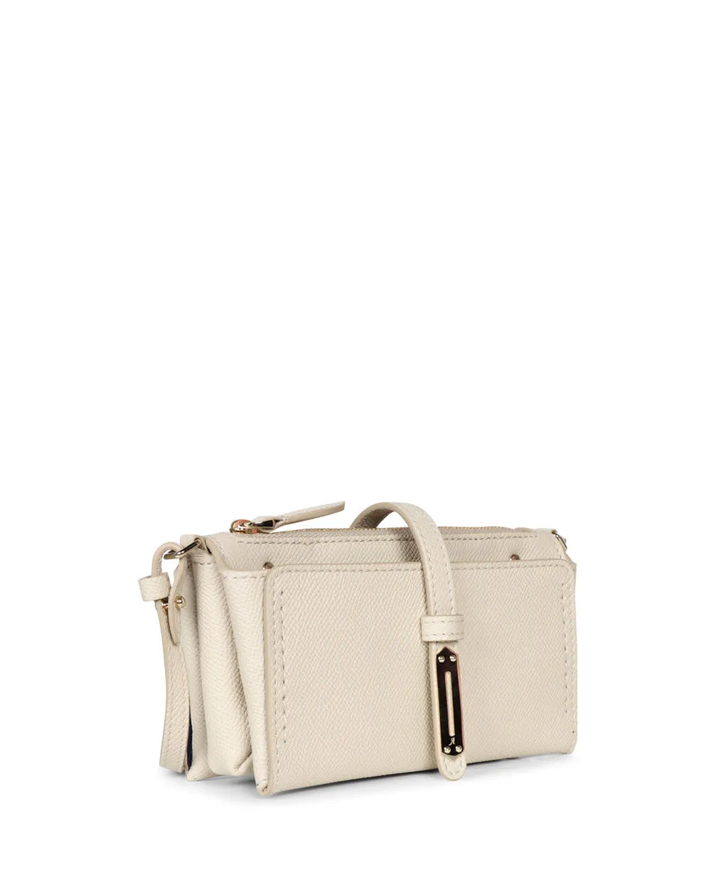 Mini Phone Crossbody Bag in Butter