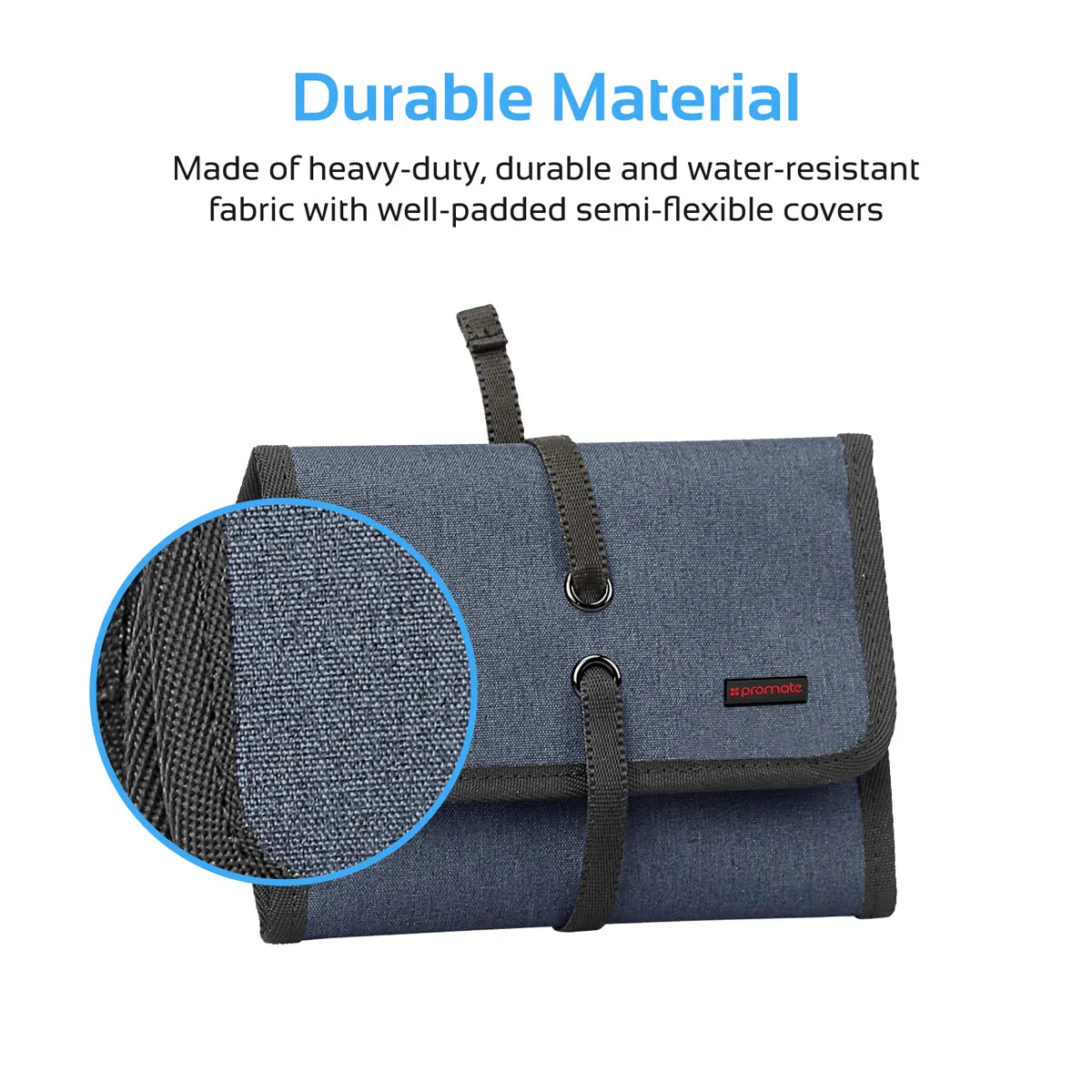 Multi-Purpose Travel Electronic Accessory Organizer Pouch