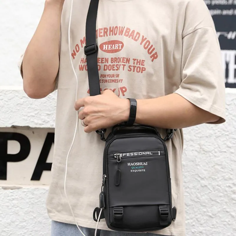 Multifunctional waterproof backpack with one shoulder