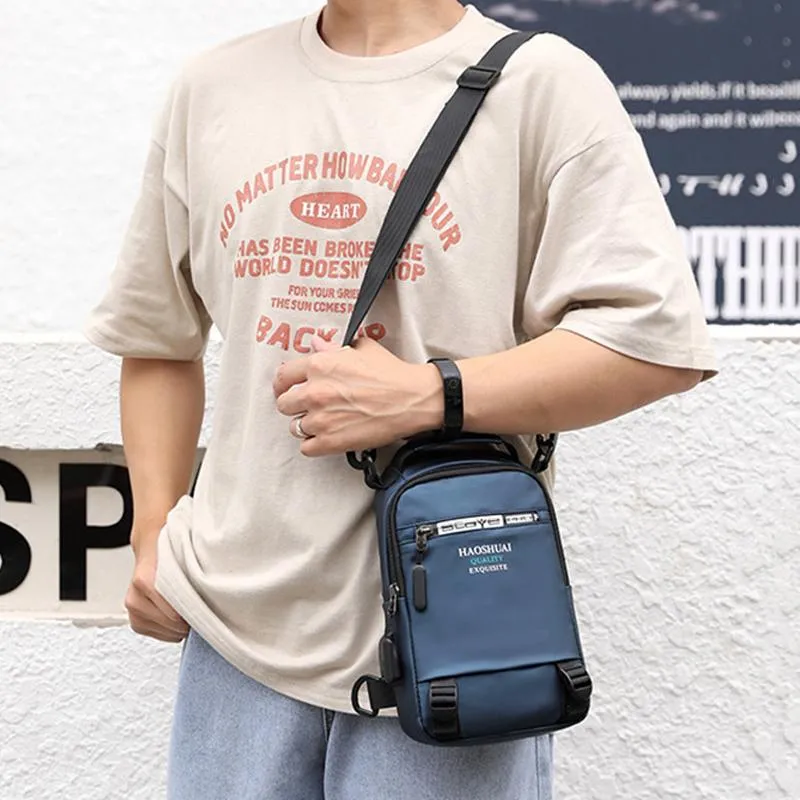 Multifunctional waterproof backpack with one shoulder