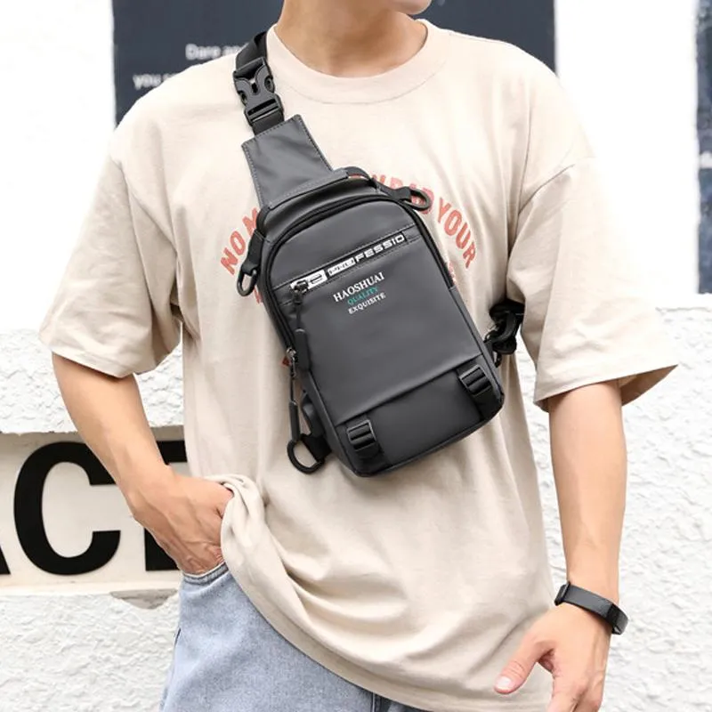 Multifunctional waterproof backpack with one shoulder