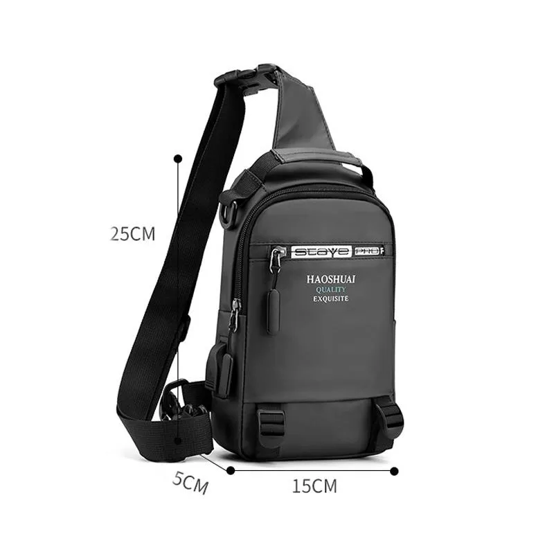 Multifunctional waterproof backpack with one shoulder