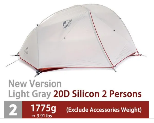 Naturehike 2 Persons Double Layers Camping Tent Ultralight Waterproof