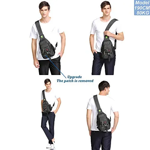 NCGElite™ Men's Tablet Crossbody Sling Chest Bag - iPad Shoulder Day Bag