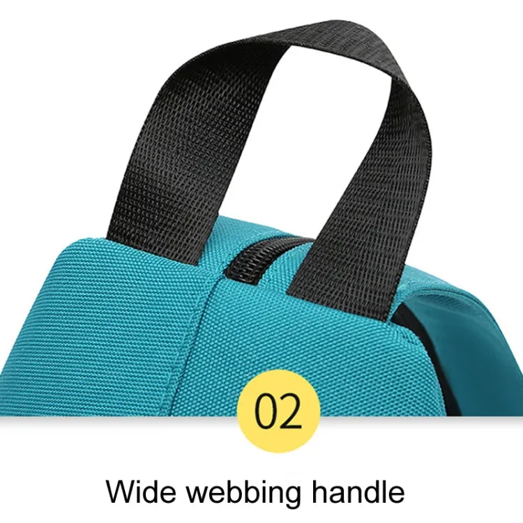 O-TBOST Outdoor Traveling Multifunctional Large Capacity Color Combination Crossbody Bag With Earphone Hole(Green)