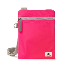 ORI Chelsea Recycled Nylon Crossbody Extra Pocket Bag – Sparkling Cosmo