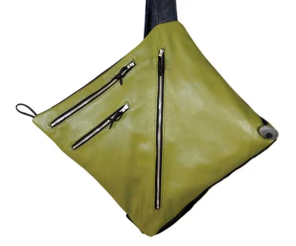 Origami Body Fold - Reversible Crossbody Messenger Bag