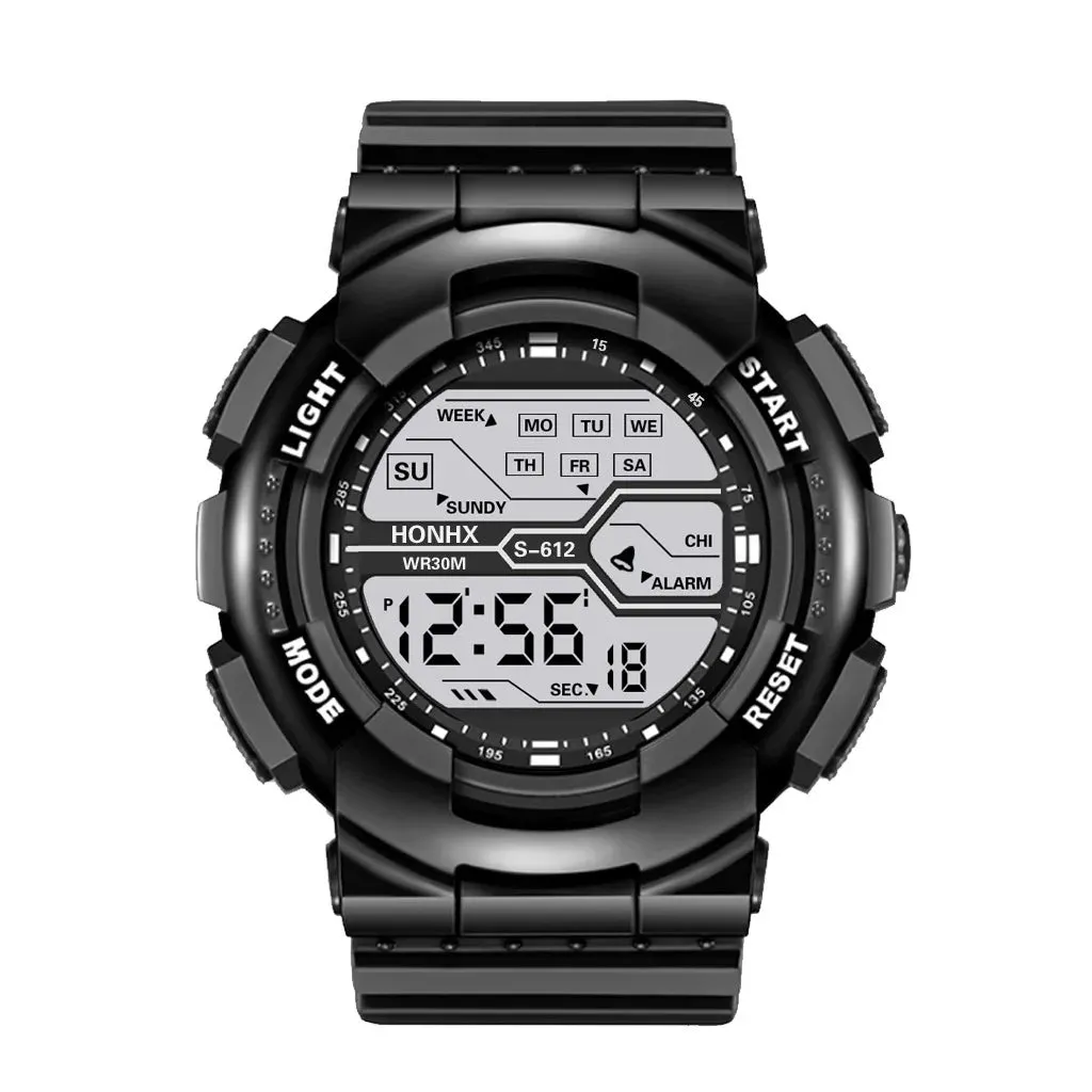 Outdoor Sport Men's Watch – Multifunctional Waterproof Military Digital Watch