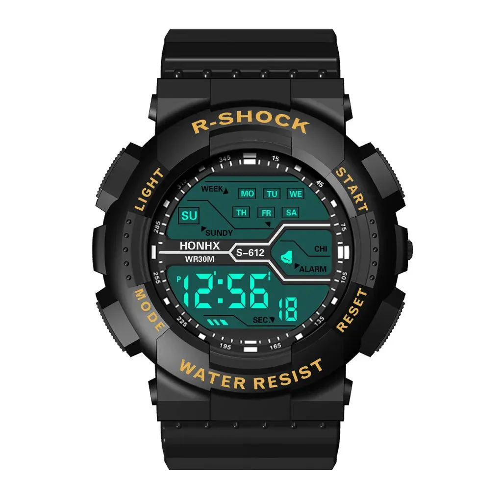 Outdoor Sport Men's Watch – Multifunctional Waterproof Military Digital Watch