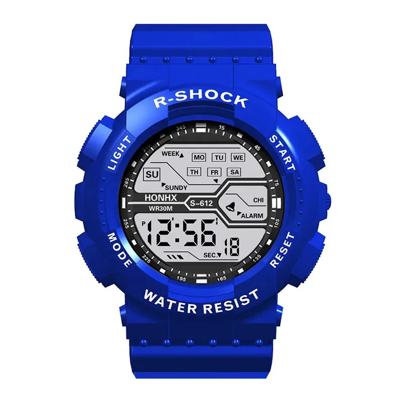 Outdoor Sport Men's Watch – Multifunctional Waterproof Military Digital Watch