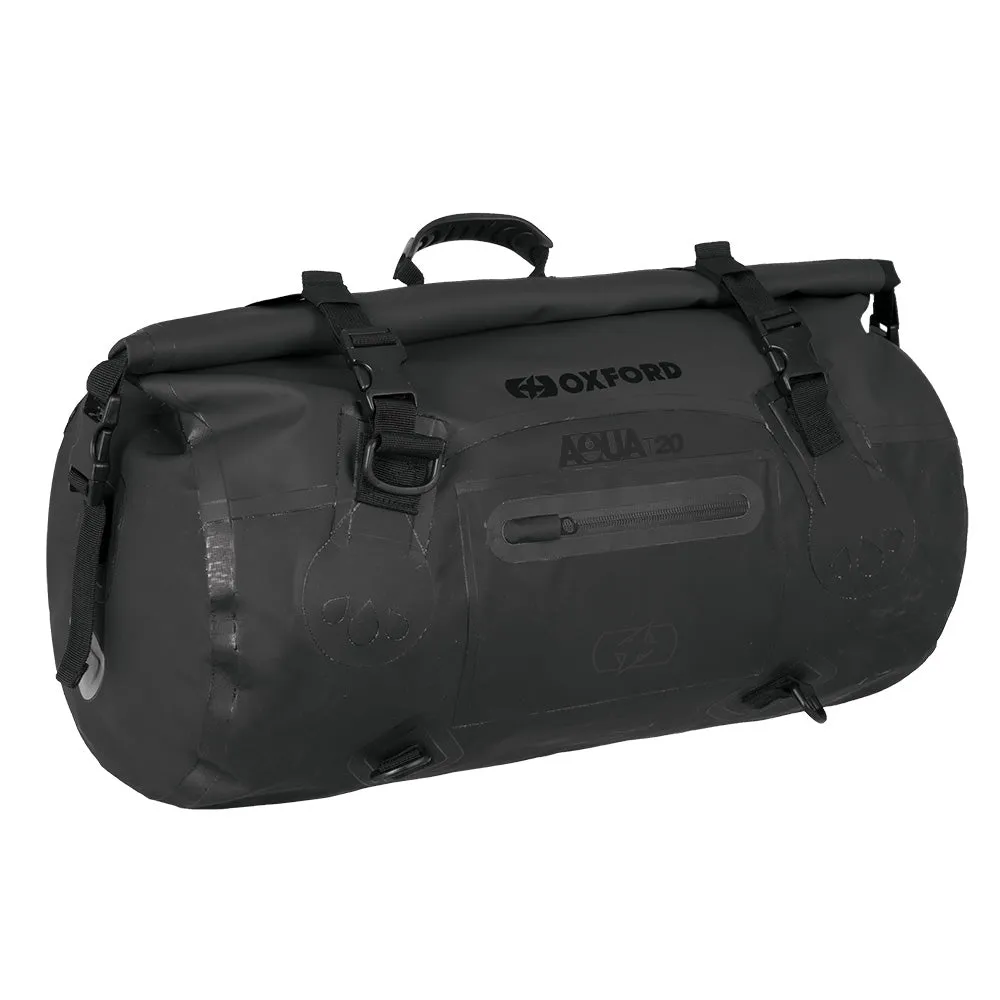 Oxford Aqua T-20 Roll Bag - Black