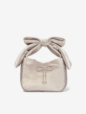 Patachou Girls Velvet Handbag in Gold (21cm)