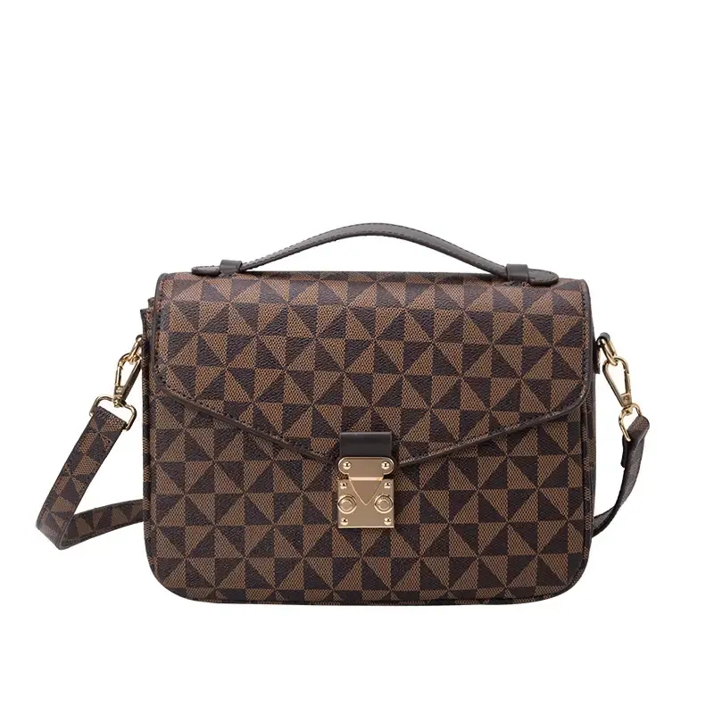 Paziye Check Print Ladies Crossbody Bag