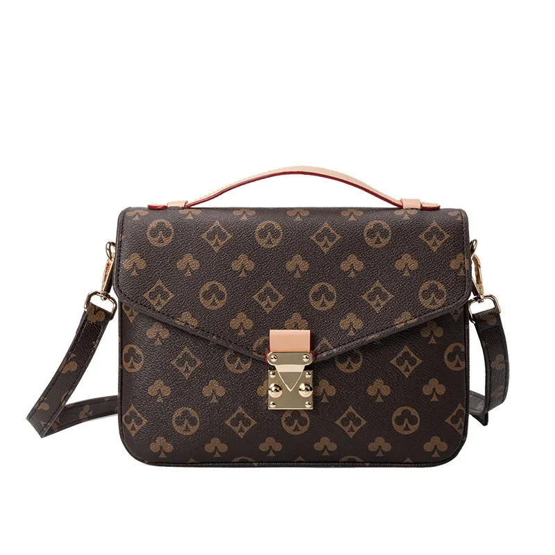 Paziye Check Print Ladies Crossbody Bag