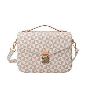Paziye Check Print Ladies Crossbody Bag