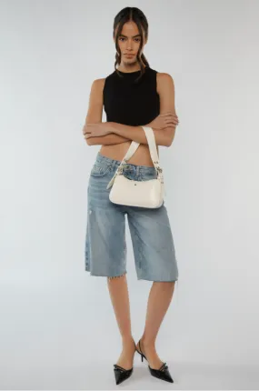 PETA   JAIN Queen Bag - White Crinkle