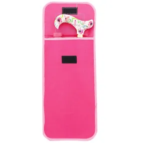 Pink - Folding Cane Pouch Bag