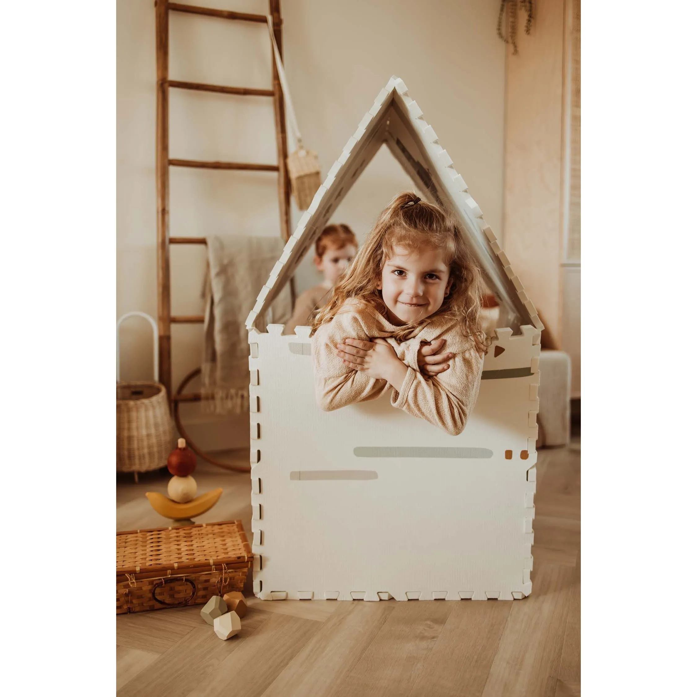Play&Go EEVAA 3-in-1 Reversible Puzzle Playmat - Farm - 120x180cm