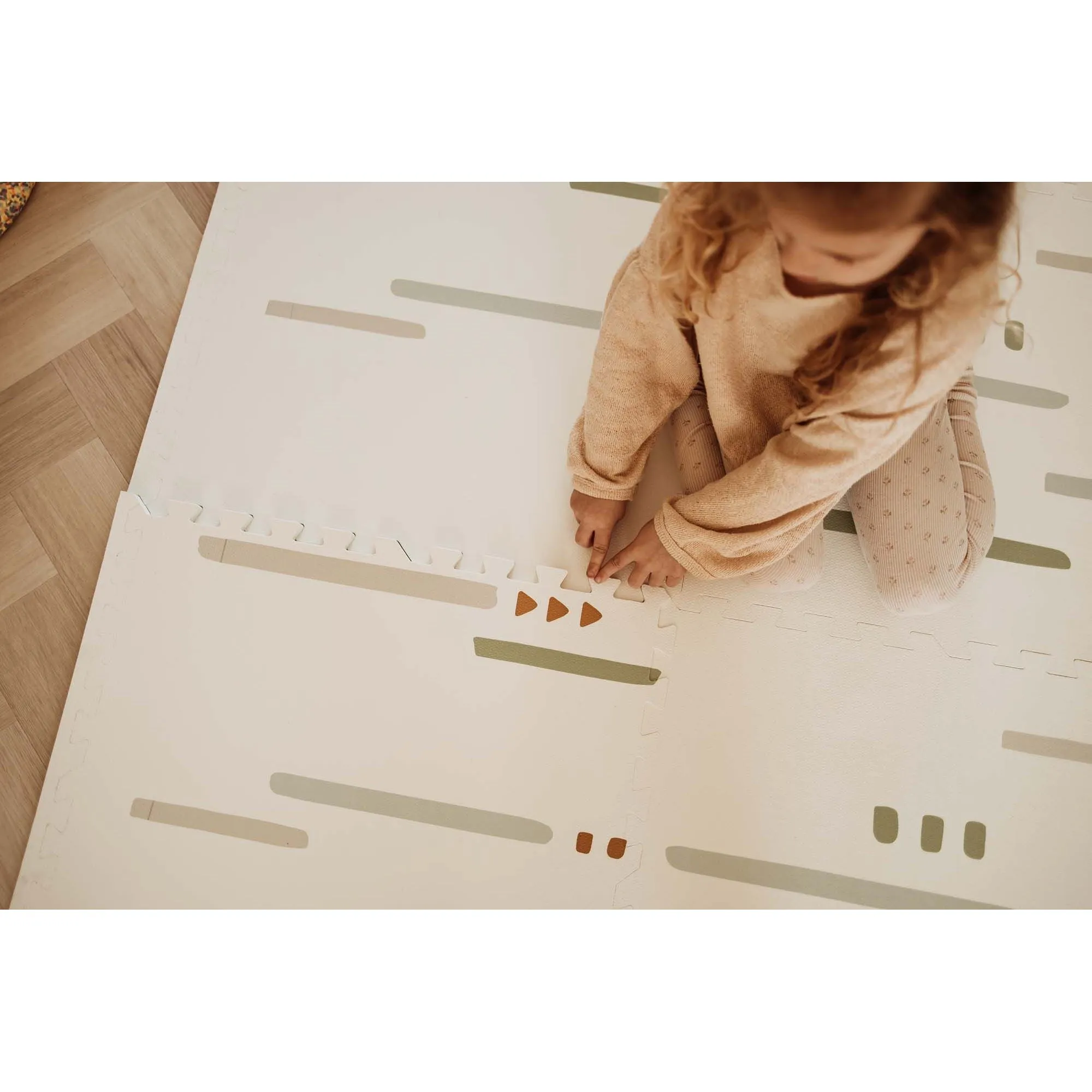 Play&Go EEVAA 3-in-1 Reversible Puzzle Playmat - Farm - 120x180cm