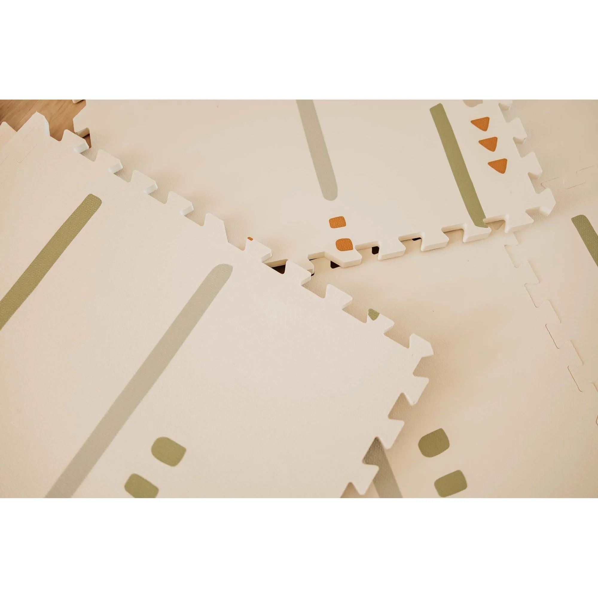 Play&Go EEVAA 3-in-1 Reversible Puzzle Playmat - Farm - 120x180cm