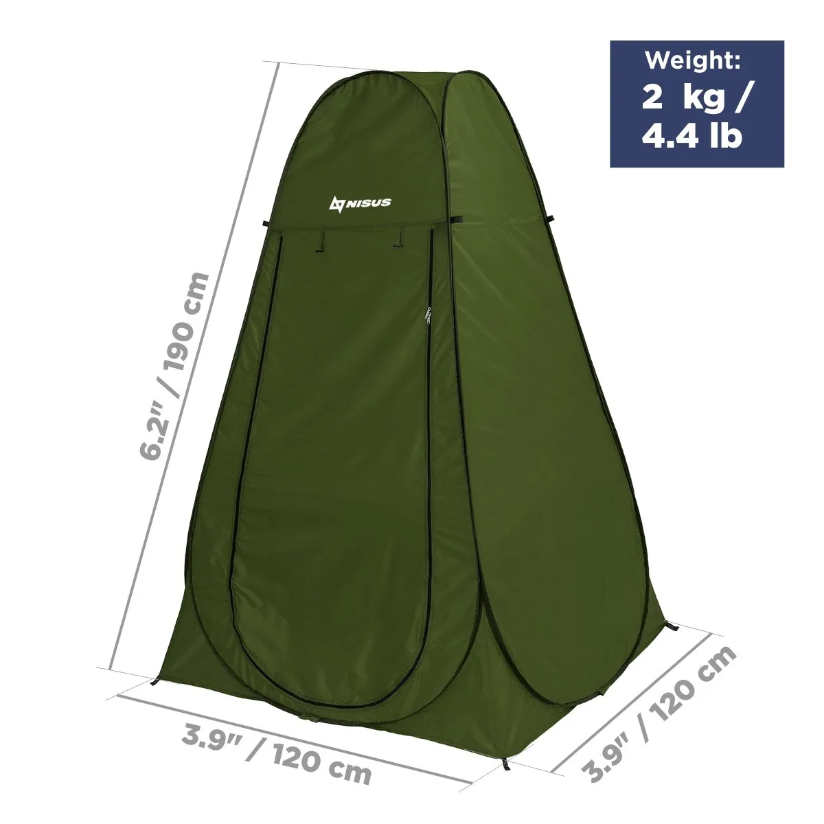 Pop Up Privacy Tent | Portable Outdoor Shower | Camp Toilet | Beach Changing Pod | Rain Shelter | 4 FT x 4 FT | CLEARANCE