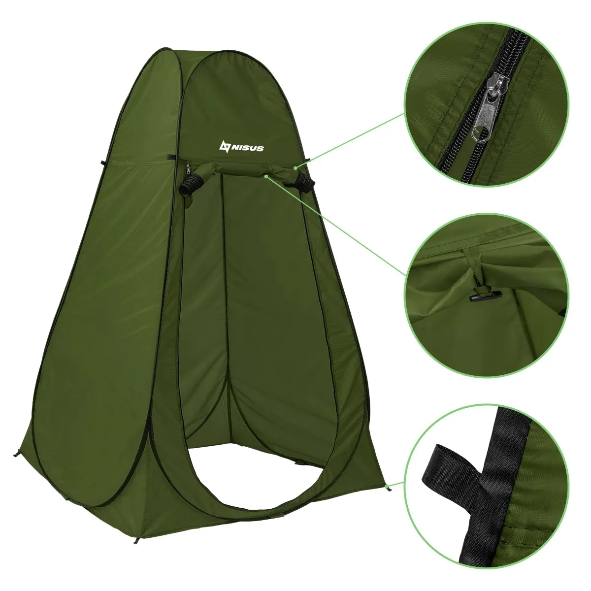 Pop Up Privacy Tent | Portable Outdoor Shower | Camp Toilet | Beach Changing Pod | Rain Shelter | 4 FT x 4 FT | CLEARANCE