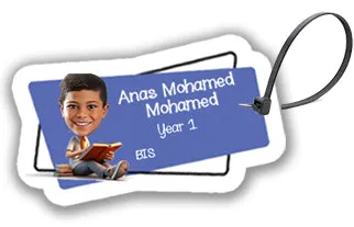 ""Caricature personalized (boys) labels packs