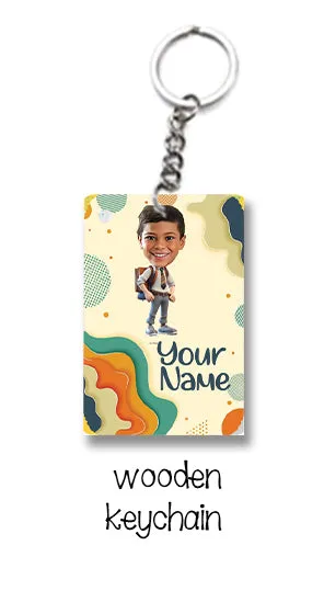""Caricature personalized (boys) labels packs